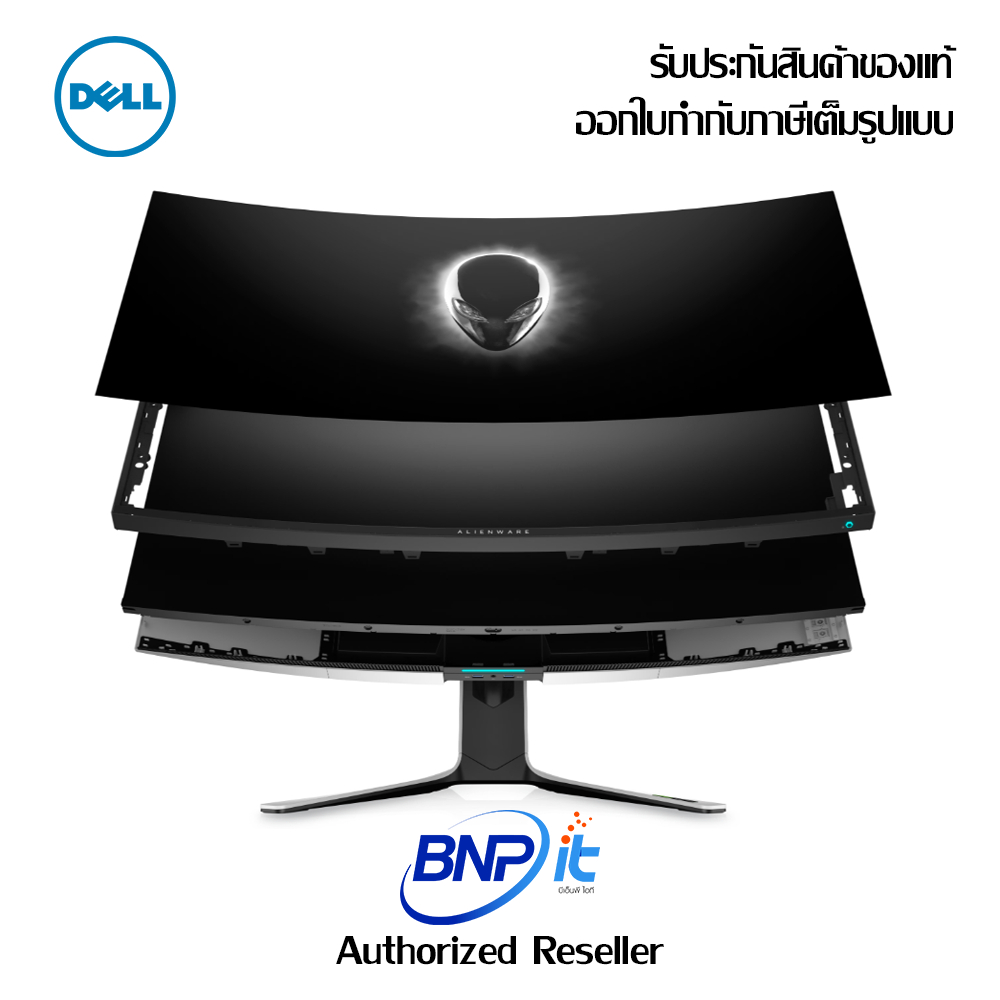 dell-alienware-curved-gaming-monitor-aw3821dw-size-37-5-inch-nano-ips-wqhd-3840-x-1600-รับประกัน-3-ปี