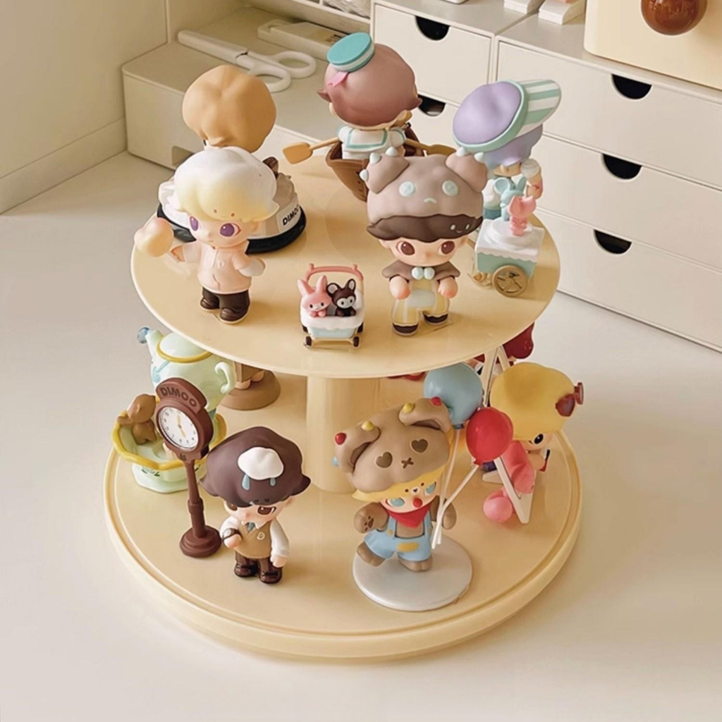 Dear Home ชั้นวางโมเดล อคริลิค ตู้โชว์ตุ๊กตา หมุนได้ 360° | Shopee Thailand
