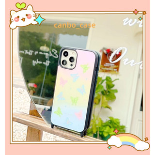 🎁ส่งของขวัญ🎁เคสไอโฟน สำหรับ 11 14 for iPhone Case 13 12 Pro Max น่าสนใจ เรียบง่าย ผีเสื้อ กันกระแทก เคสนิ่ม เคสโทรศัพท์