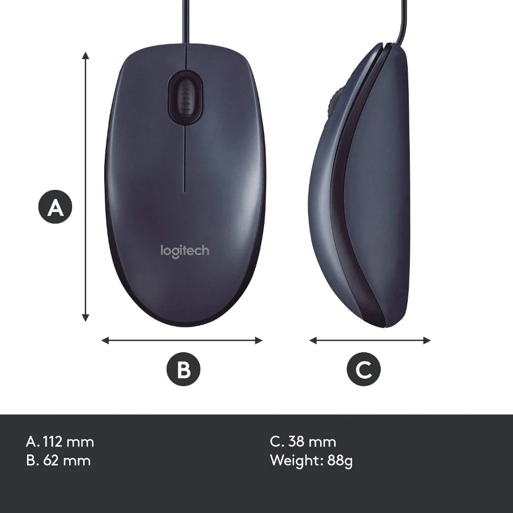 เม้าส์-logitech-b100