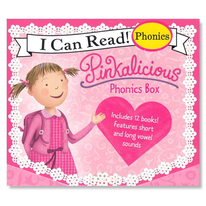 dktoday-หนังสือ-i-can-read-pinkalicious-phonics-box-set-12-book