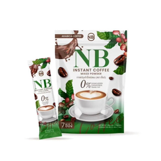 ☕️NB ARABICA COFFEE 🍀🌿☕กาแฟNB กาแฟครูเบียร์ กาแฟเนเบียร์ คุมหิว🐻 (1 ห่อ 7 ซอง ซองละ 15 g.)