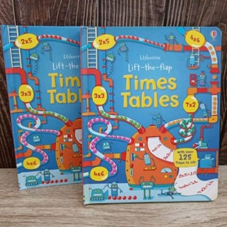 #มือสอง Usborne lift the flap Times Tables. (Boardbook)