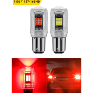 ไฟเลี้ยว ไฟถอย ไฟเบรค LED (กระพริบปกติ) (1ชิ้น) รุ่น16SMD-2835 (หลอดใส) ขั้วT20 /1156 /1157 ไฟรถยนต์ และมอเตอร์ไซค์