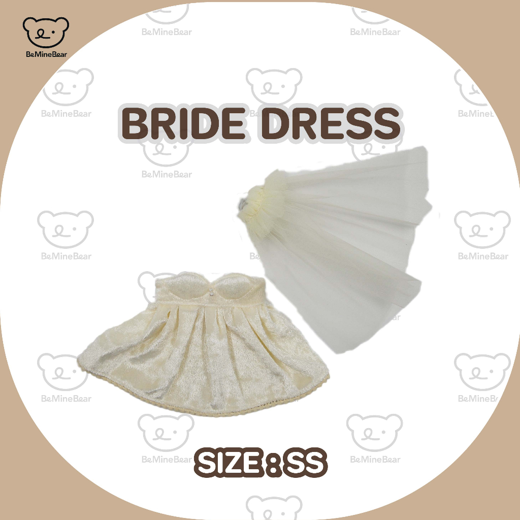 bride-dress-ชุดตุ๊กตาเจ้าสาว-size-ss