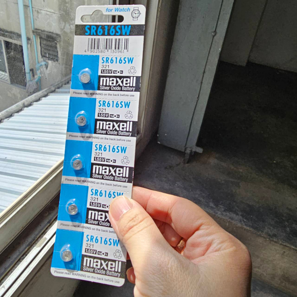 แบ่งขาย-ถ่านกระดุม SR616SW-Maxell SR616SW-Silver Oxide Battery-ถ่าน ...