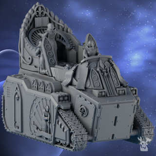 Silver Moon Daughters - Heavy Tank Preacher -High quality and detailed 3d print miniature war game - DakkaDakkaStore