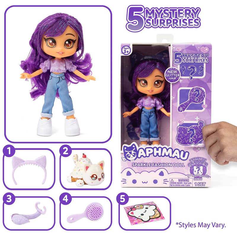 ของแท้100-aphmau-fashion-doll-amp-accessories-sparkle-edition