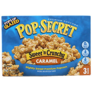 Pop Secret Microwave Popcorn 🍿 Butter ป๊อปซีเคร็ท 272 กรัม