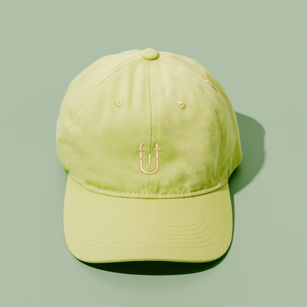 หมวกแก๊ป-fit-u-cap-beige-amp-green