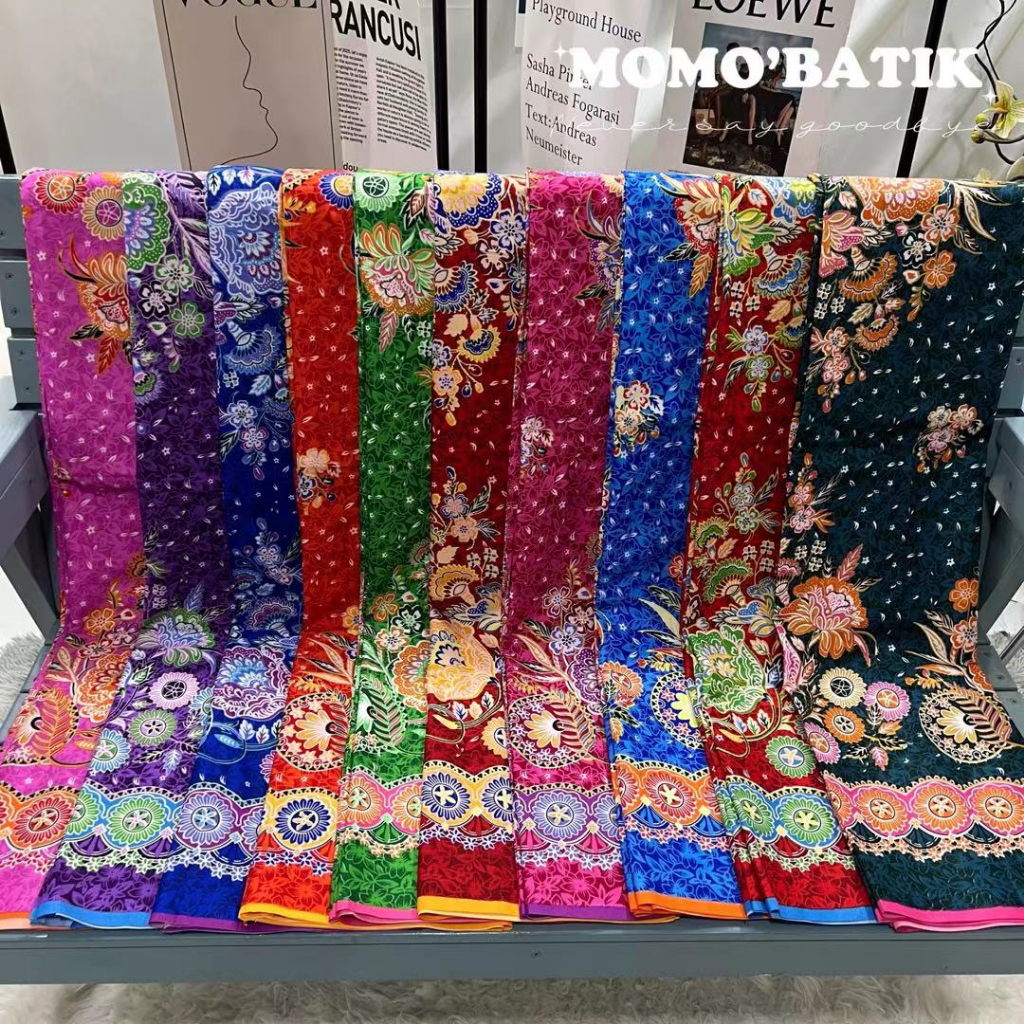 ราคาและรีวิวผ้าถุงคุณภาพดี ผ้าบาติก ลายปาเต๊ะ BATIK กว้าง 2 เมตร เย็บเรียบร้อย มีเก็บเงินปลายทางนะคะ