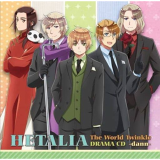 🌟Drama CD Hetalia The World Twinkle -dann- Animate Limited Edition พวงกุญแจอะคริลิค 5 ชิ้น เฮตาเลีย