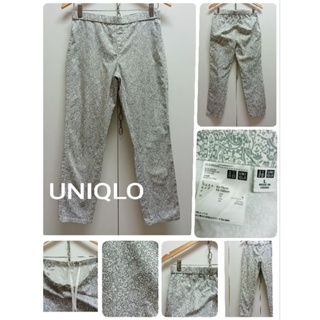 U40🩶UNIQL0 กางเกงเลกกิ้งพิมพ์ลาย(Paisley) 🩶Size L