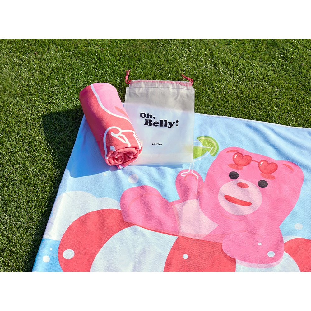 พร้อมส่ง-bellygom-beach-towel-ผ้าคลุมชายหาด