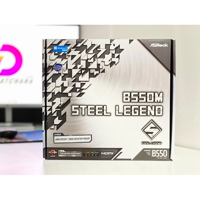 ASROCK B550M STEEL LEGEND | Shopee Thailand