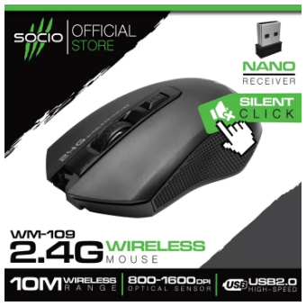 socio-wireless-optical-mouse-wm-109-black-เมาส์-ไร้สาย