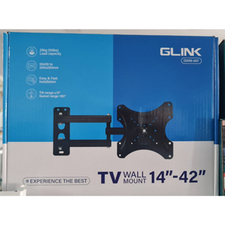 Glink GWM-007 Flat Panel TV Plasma Wall Mount ขาแขวนทีวี แบบติดผนัง (14"-42")