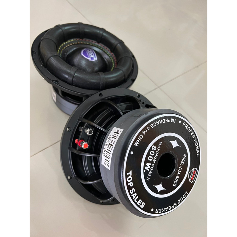 ราคาคู่ละ-1795บาท-ลำโพงเบสโครงหล่อ-แม่เหล็ก2ก้อน-วอยคู่-subwoofer-8-ติดรถยนต์-ฟังในบ้าน-ตู้บลูทูธได้หมด