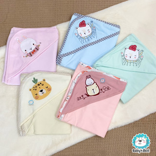 mami baby ผ้าห่อตัวเด็กแรกเกิด ผ้า Cotton100% 80x95 ซม (คละลาย)