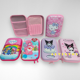 กระเป๋าดินสอไฟเบอร์ซิปรอบ Kuromi คุโรมิ สกี้ดี้ทอยเล็ต CARE BEARS แคร์แบร์ Kitty คิตตี้ มี 10 แบบ ให้เลือก