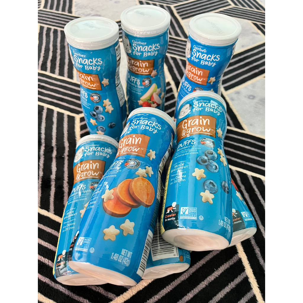 พร้อมส่ง-gerber-puff-ขนมทานเล่นสำหรับเด็ก-8-เดือนขึ้นไป