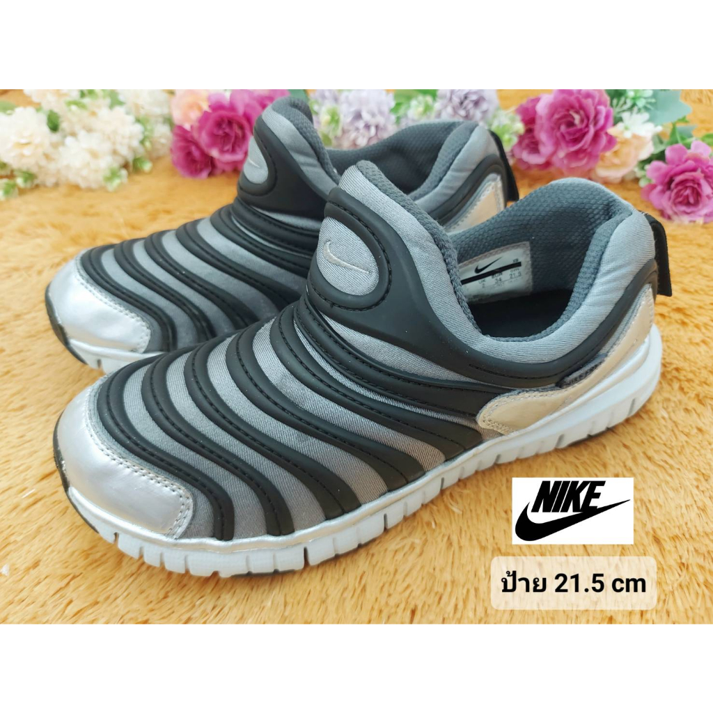 ป้าย-21-5-cm-รองเท้าเด็ก-nike-หนอน-ใหม่มาก-สียอดนิยม