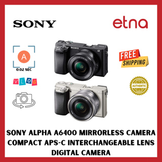 Sony Alpha a6400 Mirrorless Camera Compact APS-C Interchangeable Lens Digital Camera