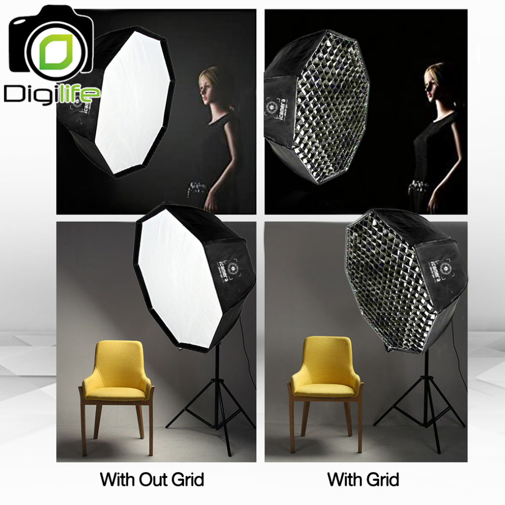 icamera-softbox-sb-gue-120-cm-with-grid-octa-umbrella-softbox-bowen-mount-ซอฟต์บ็อกซ์