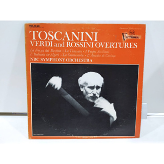 1LP Vinyl Records แผ่นเสียงไวนิล  TOSCANINI VERDI and ROSSINI OVERTURES   (H4D57)