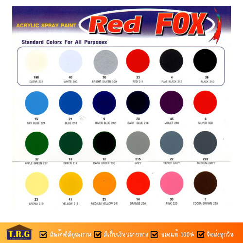 redfox-สีสเปรย์-400-ซีซี