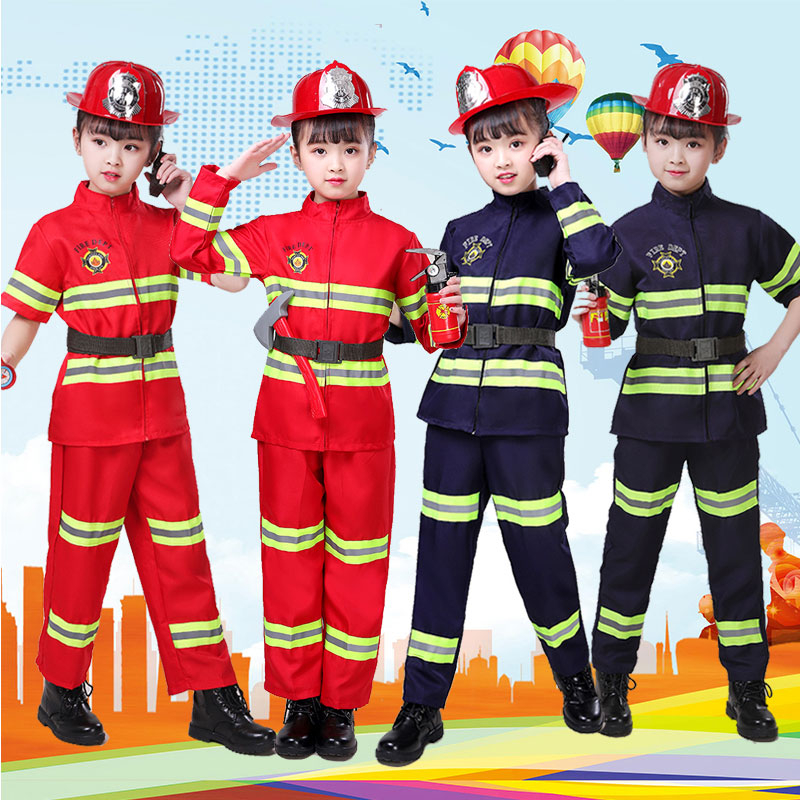 ชุดนักดับเพลิงเด็ก-ชุดดับเพลิง-เสื้อผ้าเข็มขัด-หมวก-ขวดฉีดน้ำครบชุด-ชุดอาชีพเด็ก-ชุดอาชีพดับเพลิงเด็ก-คอสเพลดับเพลิง
