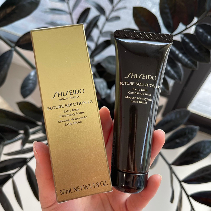 โฟมล้างหน้ารุ่นแพงของชิเชโด้ Shiseido Future Solution LX Extra Rich  Cleansing Foam 50ml.