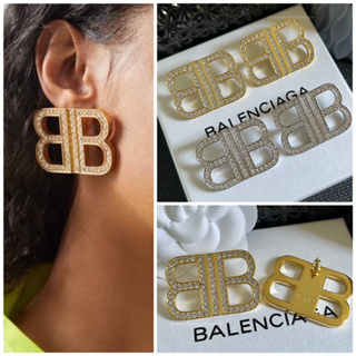 BALAN EARRINGS ▪︎ต่างหูbalen ▪︎ 4.5x3.2 CM งานสวยมาก งานคุณภาพHi-end1:1ปั๊มแบรนด์ครบ งานสวยเป๊ะ ส่งจากไทย🇹🇭