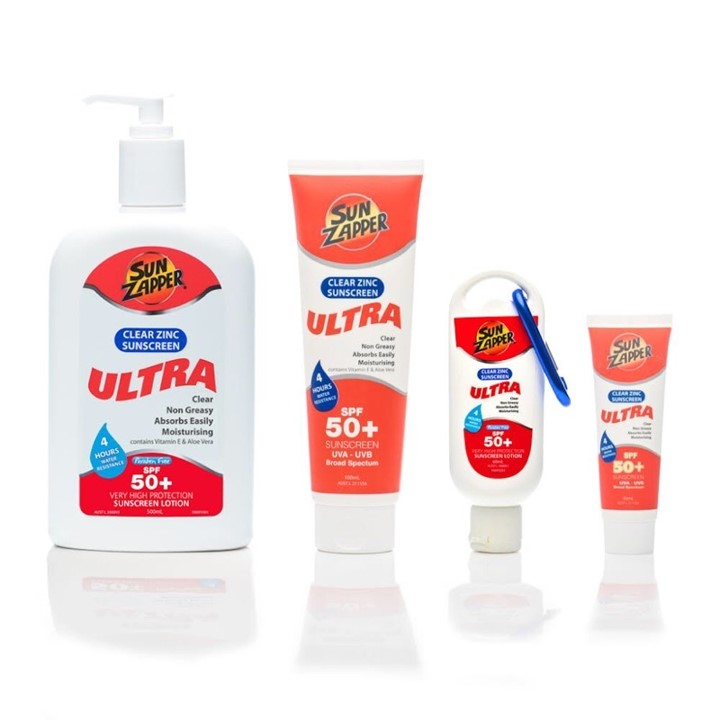 Sun zapper clear zinc oxide sunscreen ultra SPF50+ ซัน แซปเปอร์ โลชั่น ...