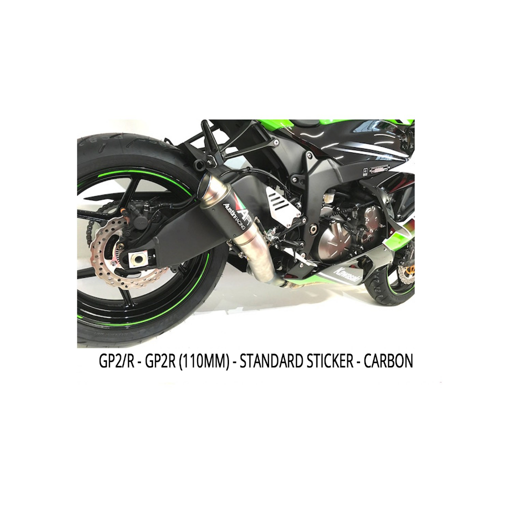 ท่อ Austin Racing สำหรับ ZX636/ZX6R 13-23 | DE-CAT GP2R BLACK TIP WITH ...