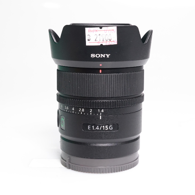 used-sony-e-15mm-f-1-4-g-yc-with-box-เหลือประกันศูนย์ถึง-02-2024