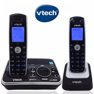 VTech Premium Piano Lacquer Caller ID โทรศัพท์ไร้สาย LCDจอใหญ่