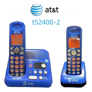 ราคาพิเศษ at&t DECT6.0 โทรศัพท์ดิจิตอลไร้สาย หน้าจอขนาดใหญ่แบบมัลติฟังก์ชั่นและปุ่มขนาดใหญ่