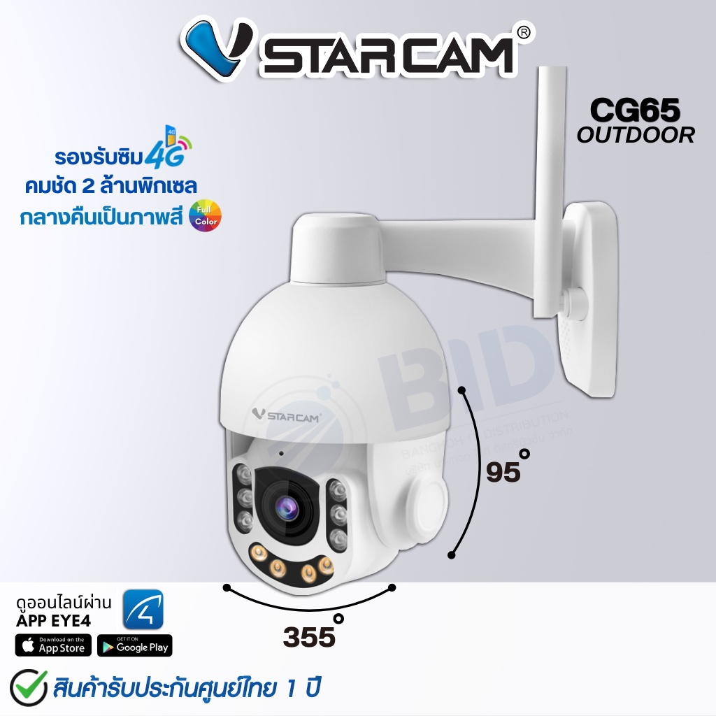 vstarcam-cg65-กล้องวงจรปิดip-camera-ใส่ซิมได้-3g-4g-ความละเอียด-2mp