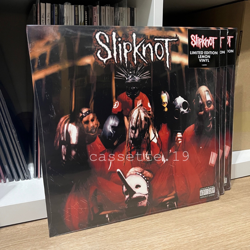 ซีล-พร้อมส่ง-แผ่นเสียง-slipknot-slipknot-lemon-vinyl-slipknot-vinyl-ของแท้-100