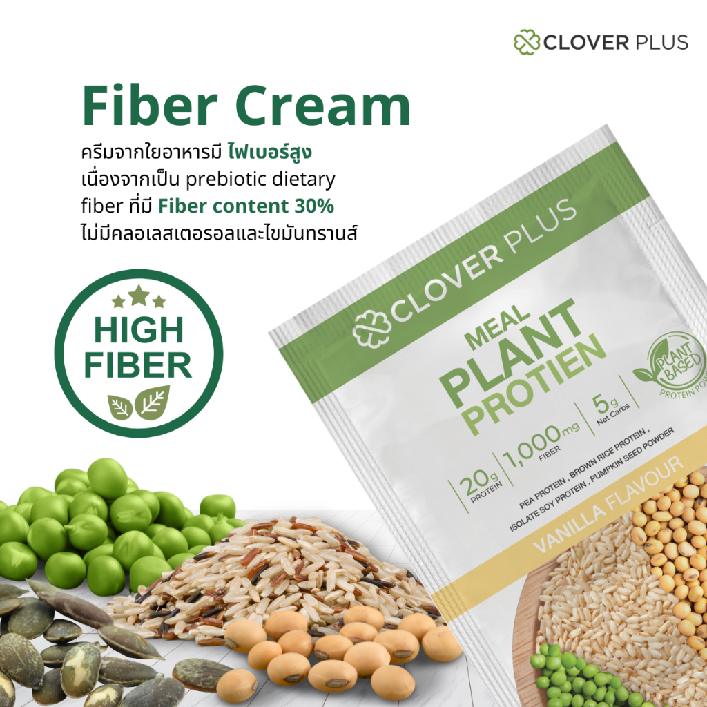 clover-plus-meal-plant-protein-vanilla-flavour-เครื่องดื่มโปรตีนจากถั่วลันเตา-ข้าวกล้อง-ถั่วเหลือง-และเมล็ดฟักทอง-30-7-g