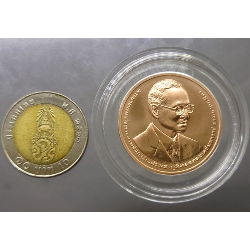 เหรียญ-ที่ระลึก-พิธีเปิดอาคารนวมินทรบพิตร-84-พรรษา-โรงพยาบาลศิริราช-พระรูป-ร9-เนื้อทองแดง-ขนาด-3-เซ็น-ปี-2564-พร้อมตลับ