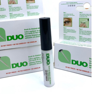 กาวติดขนตา Duo ดูโอ้ ของแท้ ไร้สี อ่อนโยนแม้ผิวที่บอบบาง ติดง่าย สีขาวขาวขุ่น ของแท้ กาวติด ขนตาปลอมอ่อนโยน