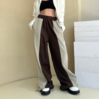 CHANI : 10012 l Two-tone Pants กางเกงขายาว แฟชั่น สีทูโทน