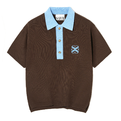 トップス SATUR Napoli Soft cotton polo knit Satur] Napoli Soft Cotton Polo Knit (4 สี) | Shopee Thailand