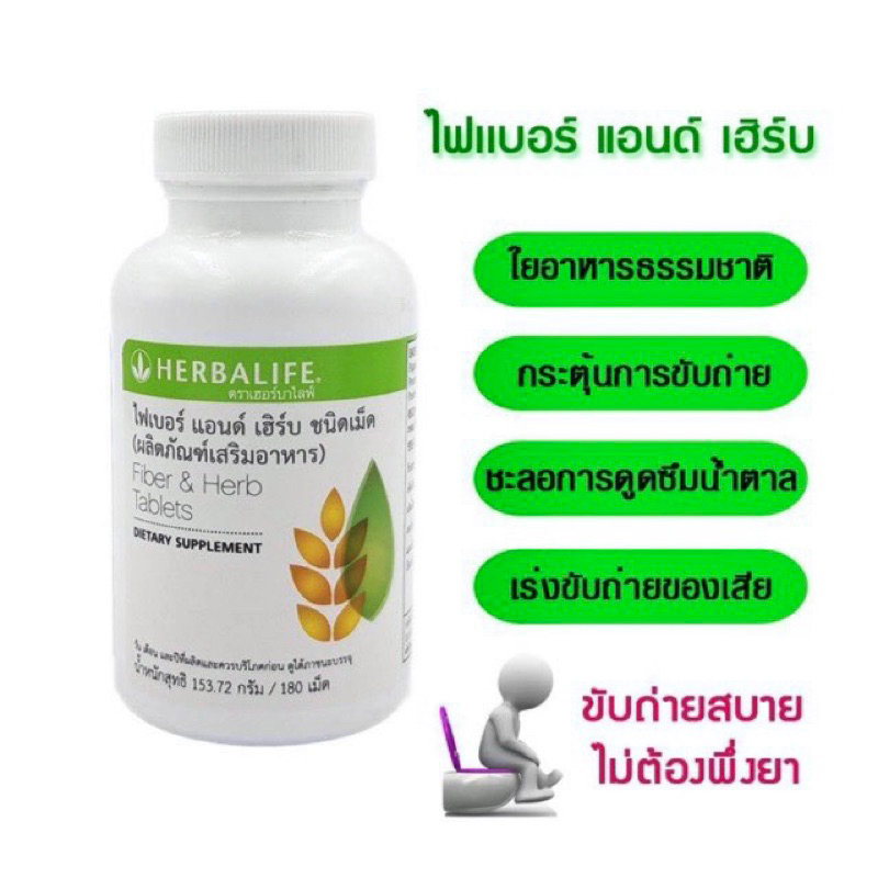 herbalife-ไฟเบอร์แอนเฮิร์บ-180-เม็ด