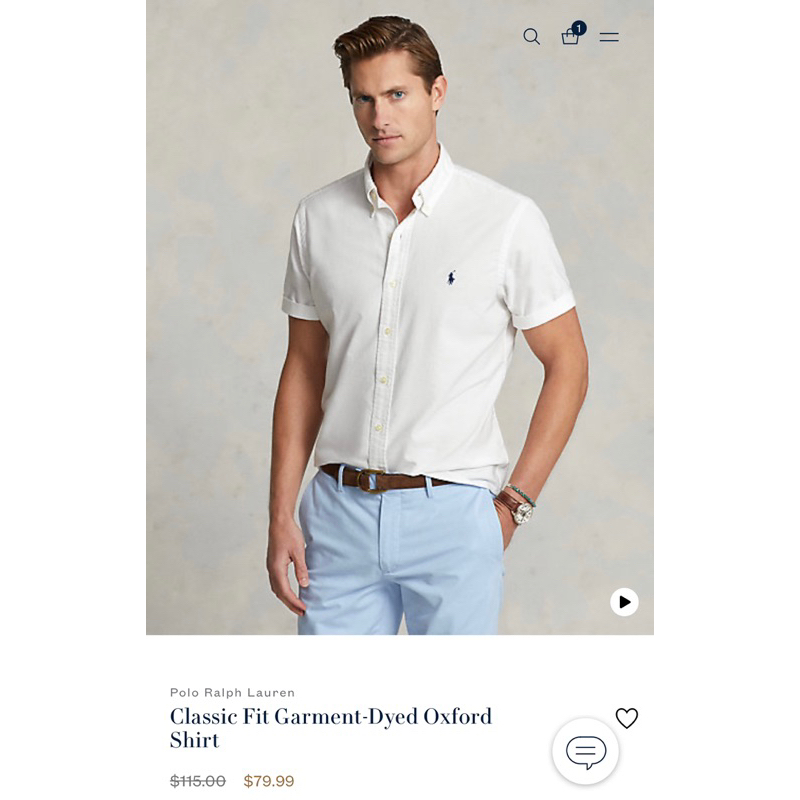 pre-order-รุ่นใหม่-ralph-lauren-classic-fit-garment-dyed-oxford-shirt-men-s-size-สินค้าแท้100