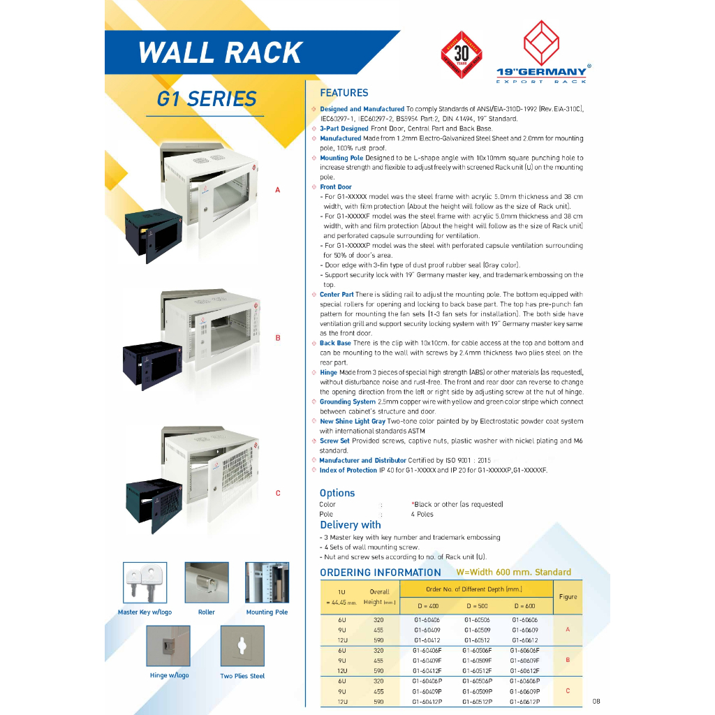 19-germany-ตู้แรค-wall-rack-9u-50-cm-รุ่น-g1-60509