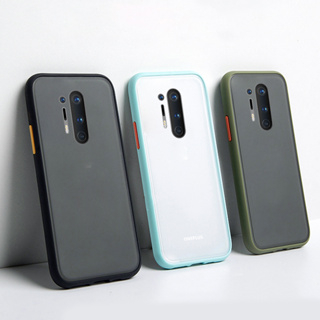 A2zShop Samsung Galaxy S9 A6 Plus A8 2018 J7 Prime J4/J6 Plus แผ่นใสฝ้ากันกระแทก frosted transparent Back Case Cover