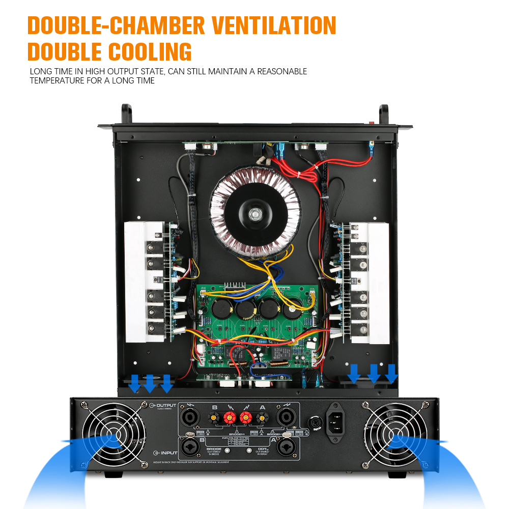 เครื่องขยายเสียงระดับมืออาชีพcs3000-เครื่องขยายเสียง-สองช่อง-8-โอห์ม-650-วัตต์-การแสดงบนเวทีระดับมืออาชีพ-ktv